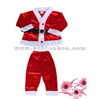 [Siêu sale] Váy và bộ đồ Noel cho bé chất nhung mịn dưới 10 tuổi