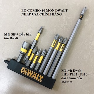 Combo Mũi Vít 10 Món Chính Hãng Có Từ Hàng Nhật bãi