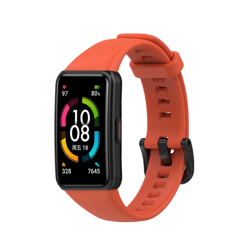 ✿ Dây Đeo Thay Thế Bằng silicone Chống Nước & Trầy Điều Chỉnh Được Cho honor band 6