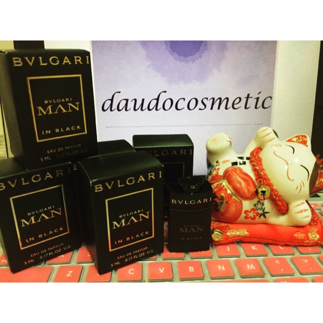 [mini nam] Nước hoa Bvlgari Man In Black EDP 5ml