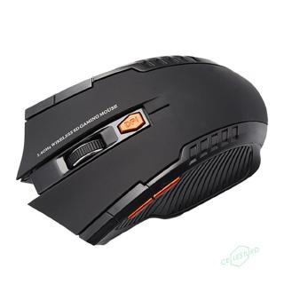 CS 2.4GHz Wireless 2400DPI 6 Buttons USB Optical Gaming Mouse for PC Laptop
