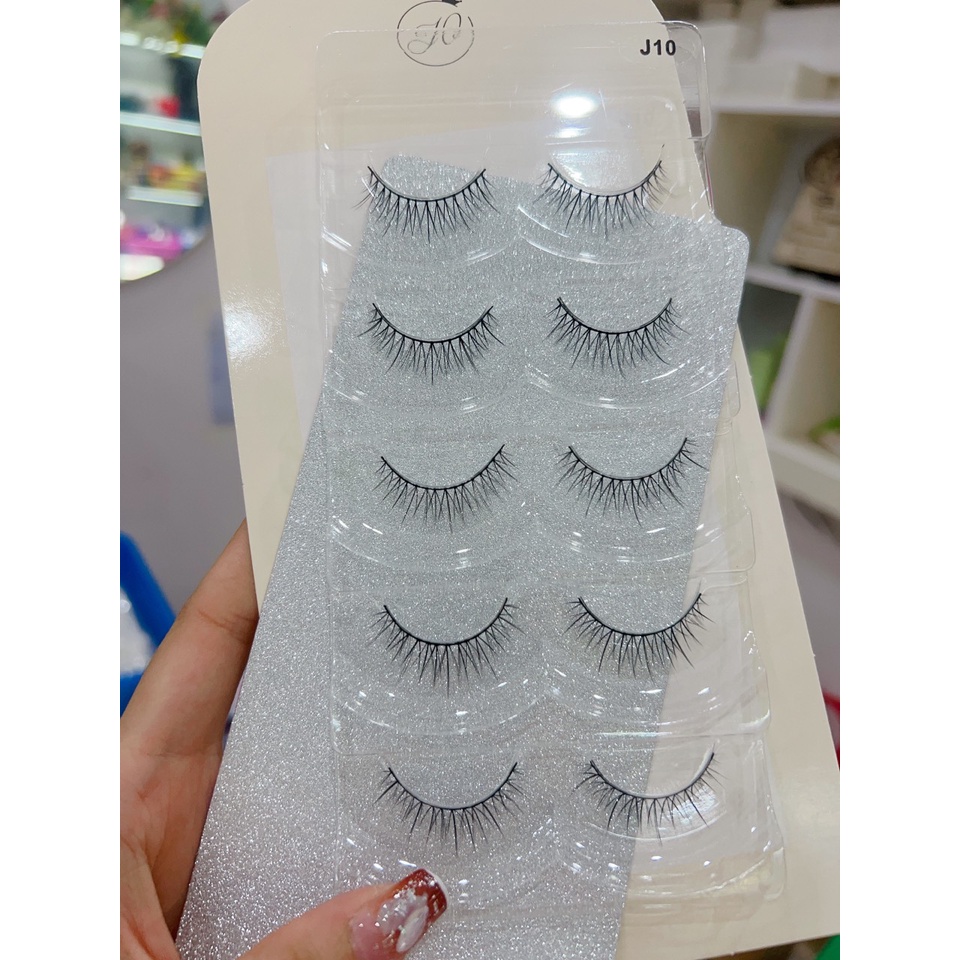 Lông mi chồn mi Jo 5 cặp cao cấp siêu tự nhiên