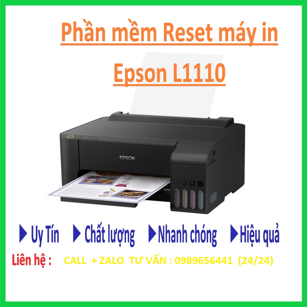 Phần mềm reset epson l1110 dùng nhiều máy in