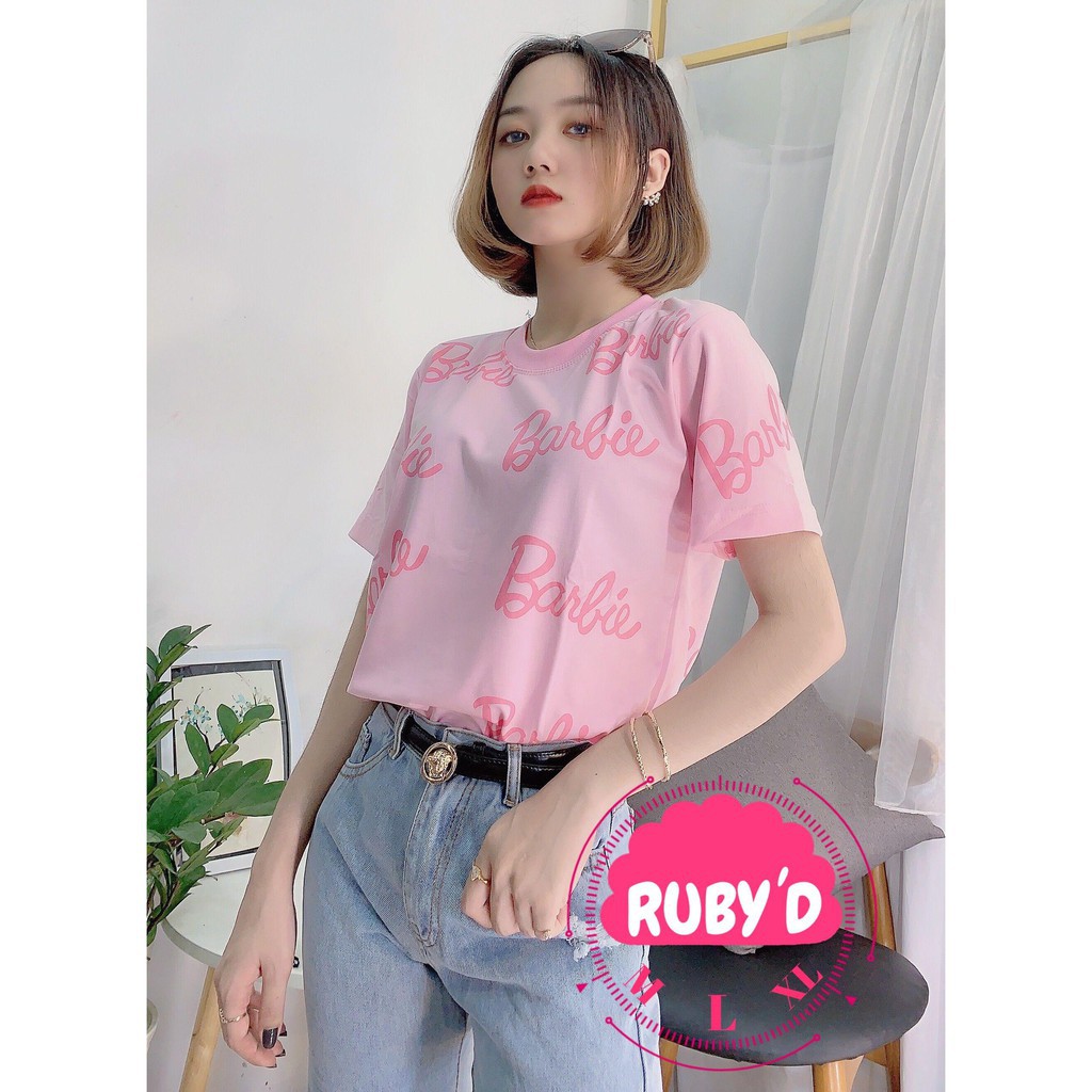 ÁO THUN BARBIE CỰC XINH RBD ⚡100% ẢNH THẬT⚡ ÁO THUN PHOM TO