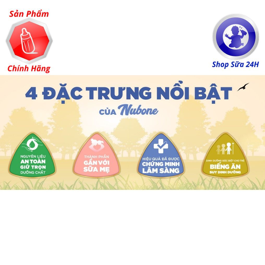 Sữa Bột Nubone 1, 2, Plus+ Lon 750gr