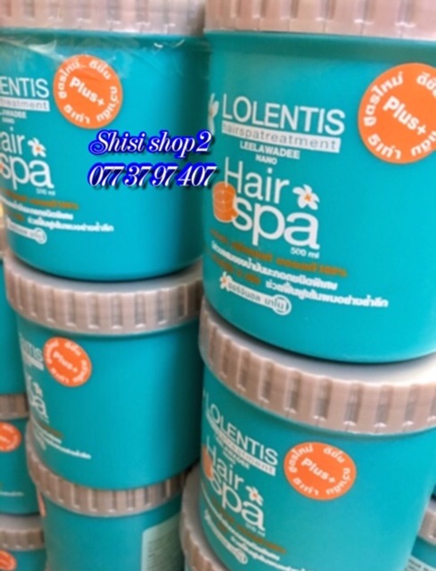 Combo 5 Hũ Ủ Hấp Tóc Lolentis Hair Spa Siêu Mượt Thái Lan 500g