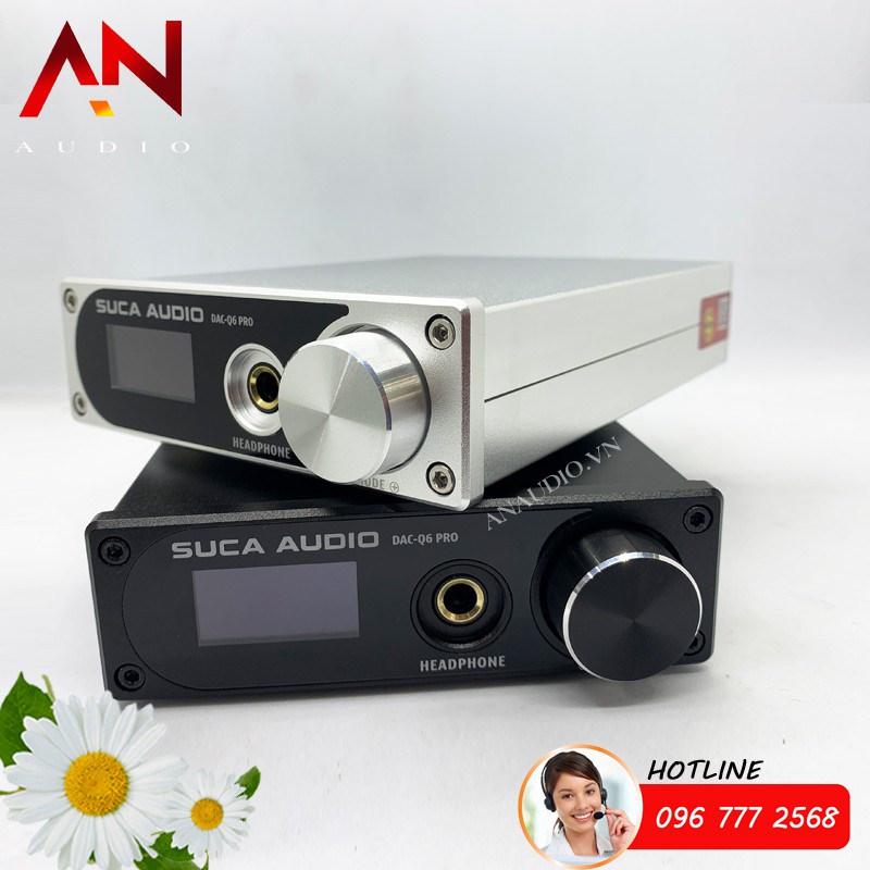 Giải Mã Suca Audio DAC Q6 Pro - Giải mã 32bit/768Khz - DSD 512 Hỗ trợ Bluetooth 5.0.