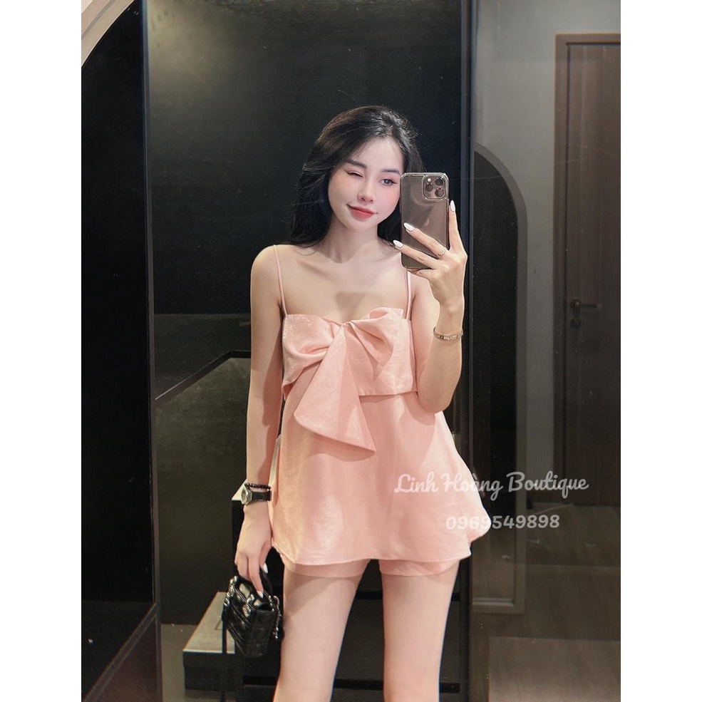 Set 2 dây nơ ngực khóa sườn quần shoet đùi DN853