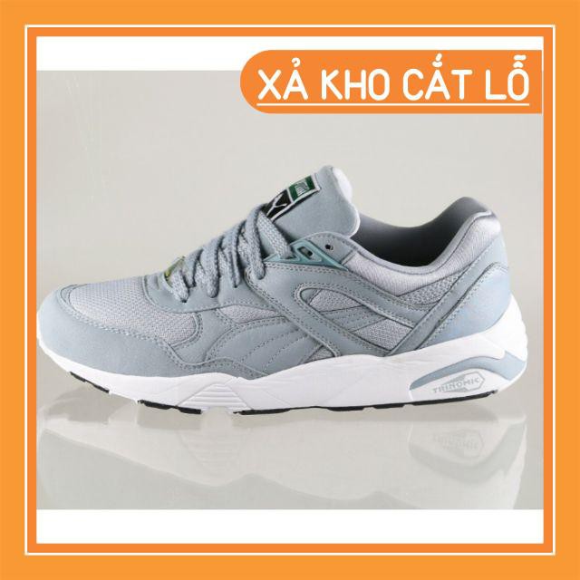 Giày Puma rf disc xám xanh mạ (from bé)