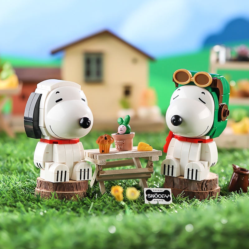 Đồ chơi lắp ráp SLUBAN mô hình chú chó snoopy cho bé