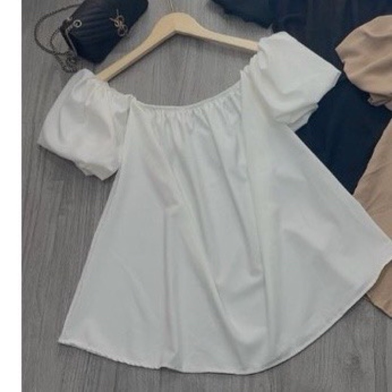 Áo bẹt vai fom dài giấu quần siêu hot b19