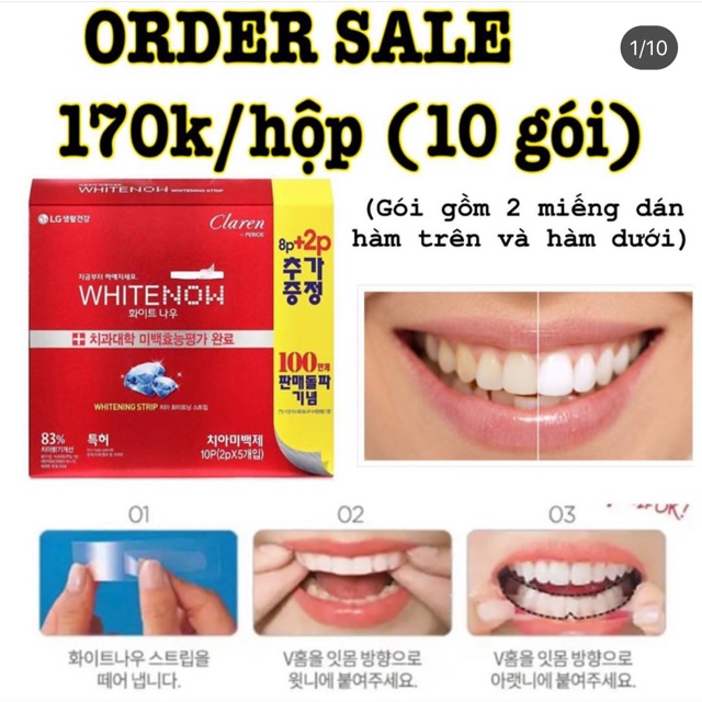 Miếng Dán Trắng Răng