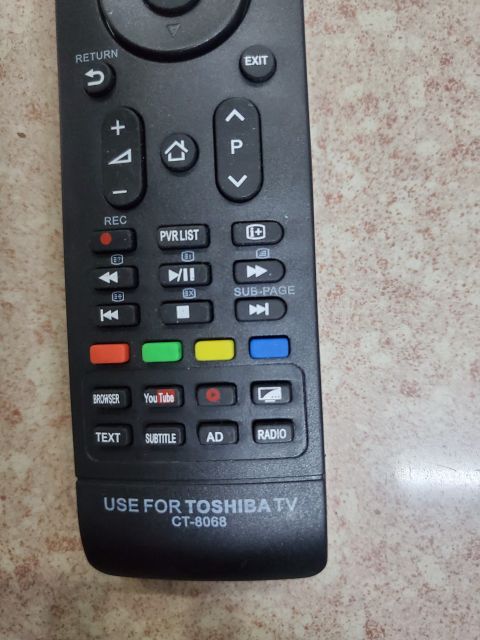 Remote điều khiển tivi toshiba CT 8068