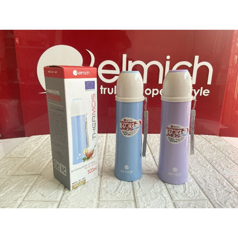 Bình giữ nhiệt elmich inox 304 500ml 6491 nhập khẩu séc