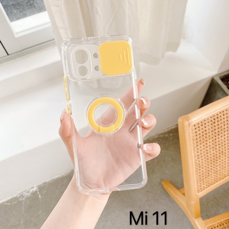 Casing Xiaomi Mi 11 Pro Colorful Phone Holder Case for Xiaomi Mi Poco M3 Redmi Note 10 9 9T Pro 4G 5G Camera Protection Phone Cover