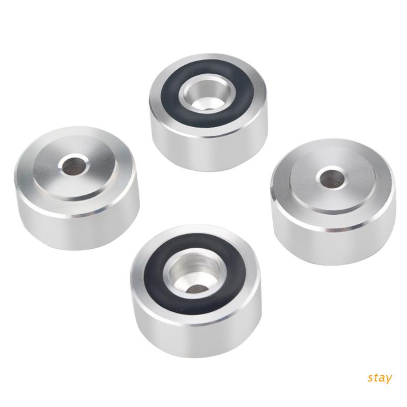 Set 4 miếng đệm chân đứng bằng hợp kim nhôm chống trượt cho loa khuếch đại âm thanh