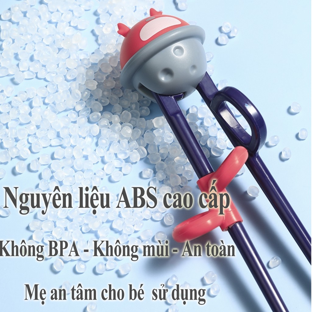 Đũa tập ăn, tập gắp xỏ ngón cho bé ăn dặm kiểu Nhật CBME