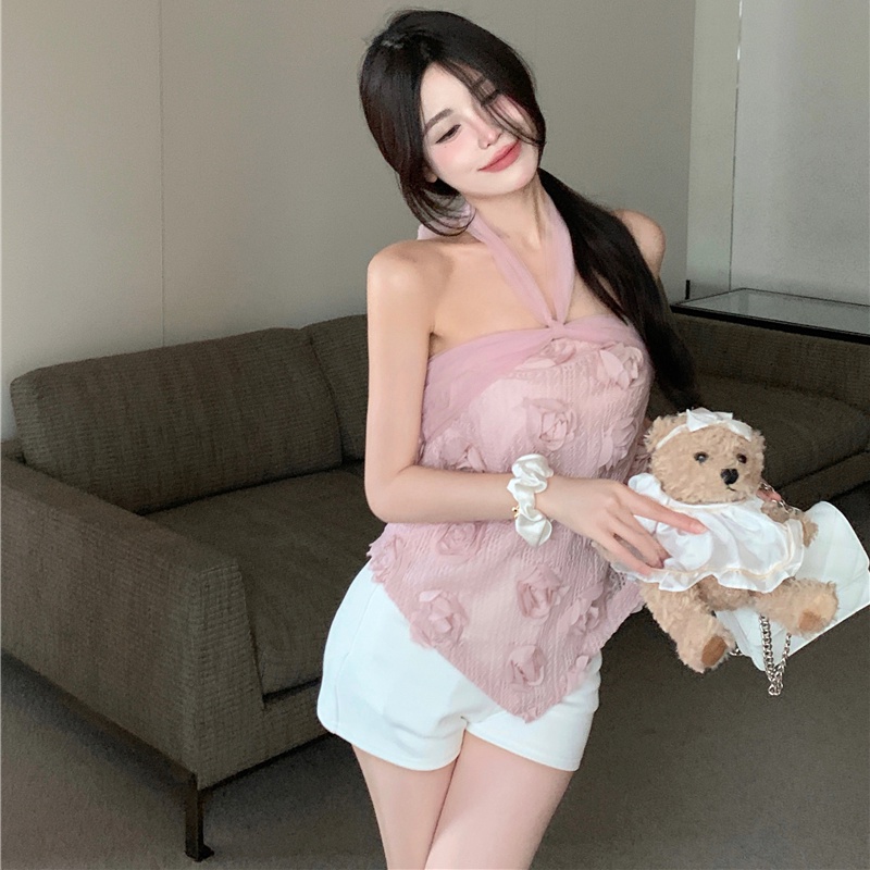 Áo Hai Dây Họa Tiết Hoa Thời Trang Cho Nữ