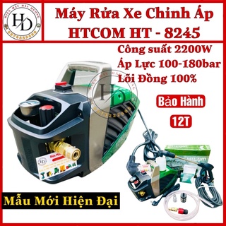 Máy rửa xe chỉnh áp.htcom ht-8245. công suất 2200w hàng chính hãng bh 12 t