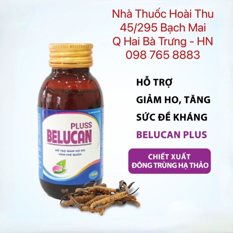 Siro ho BeLucan Plus - Hỗ trợ giảm ho ,tăng đề kháng
