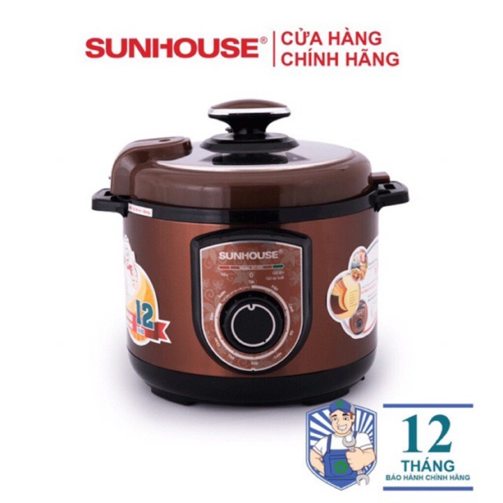 Nồi áp suất điện SUNHOUSE SH1550 giá tốt bảo hành 12 tháng