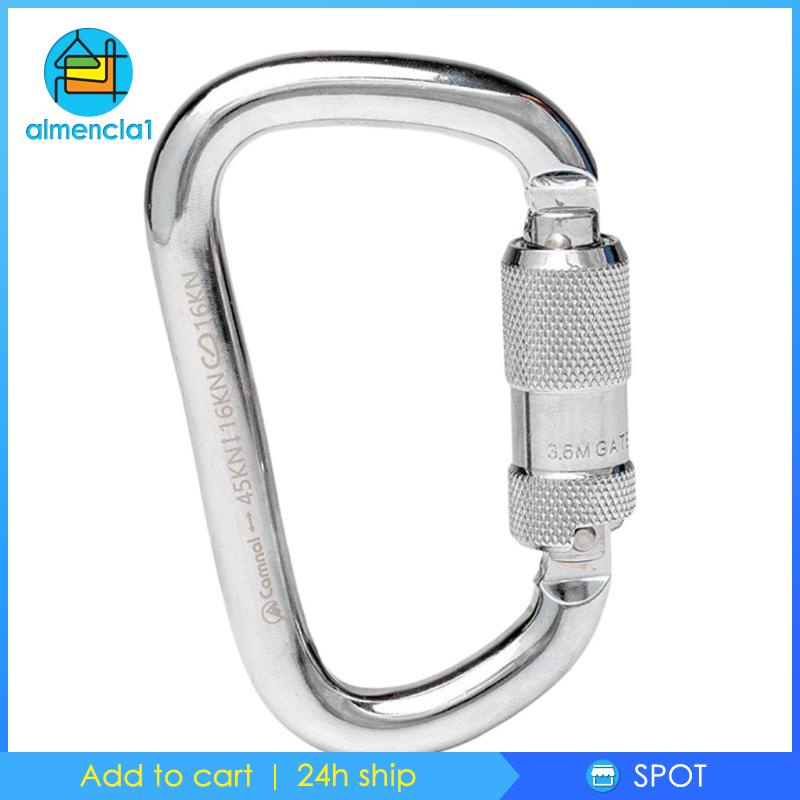 Cổng xoắn 45KN Khóa tự động Carabiner Leo núi Caving Rappelling