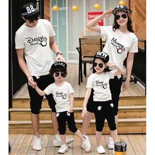 Áo gia đình áo thun gia đình in chuột mickey siêu hot đủ size