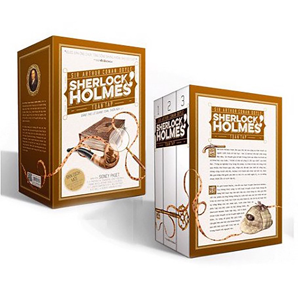 Sách - Sherlock Holmes Toàn Tập ( Bộ 3T) - Hộp Đứng