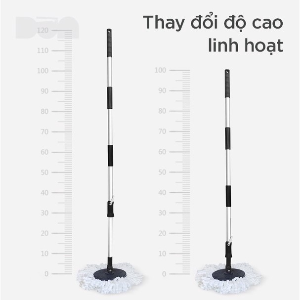 Bộ lau nhà thông minh xoay tay 360 độ - Đài Loan