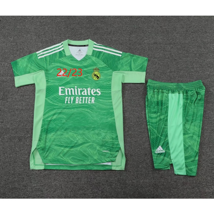 Bộ Đồ Thủ Môn Bóng Đá Đội Real Madrid 22/23 Size s-2xl