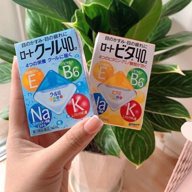 (Video mua hàng ) Thuốc Nhỏ Mắt Rohto Nhật Bản Vita 40 Bổ Sung Vitamin 12ml