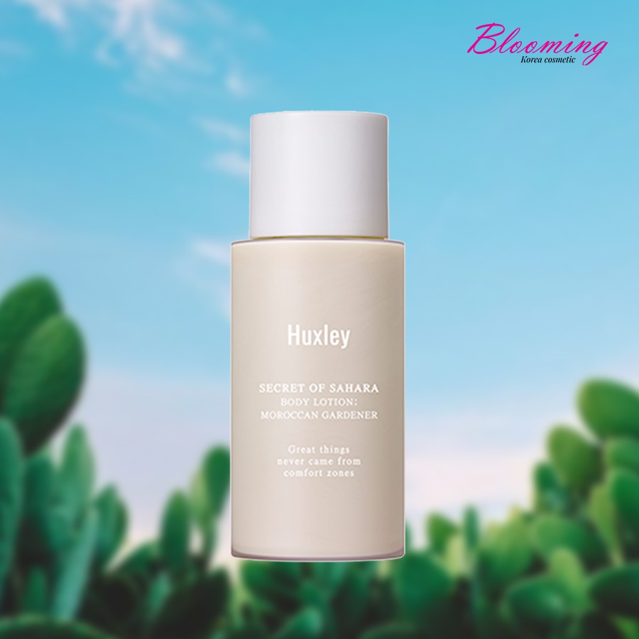 Sữa dưỡng thể làm trắng da, dưỡng ẩm,  ngừa ngừa lão hóa Huxley Body Lotion Moroccan Gardener 30ml