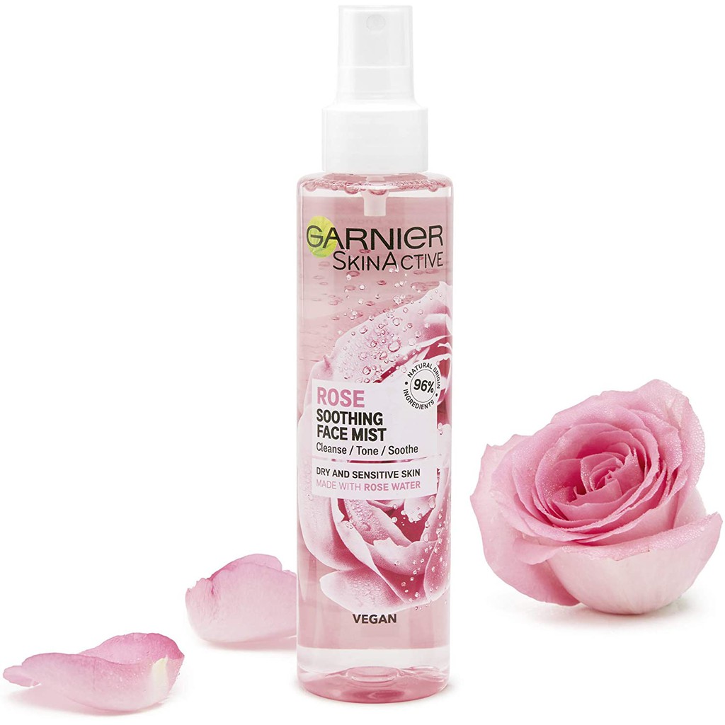 NƯỚC HOA HỒNG Garnier SkinActive  DA KHÔ &amp; NHẠY CẢM -150 ml