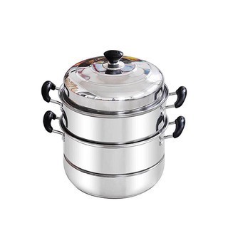 Nồi Hấp Thực Phẩm 3 Tầng Inox Size 28Cm, Bộ Nồi Hấp Đa Năng Tiện Dụng Dành Cho Căn Bếp Của Bạn