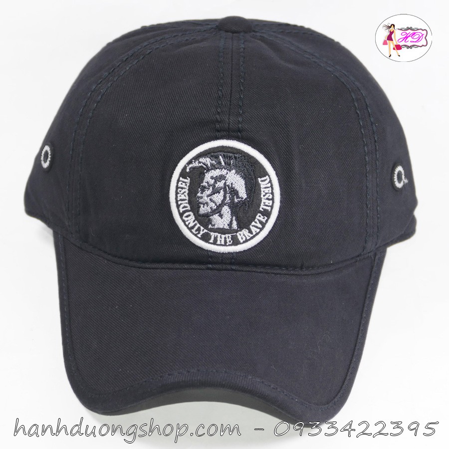 [ NHIỀU MÀU ] Nón kết đẹp nón kết đen nón kết hiệu D.iesel được thêu mặt và đuôi thời trang kết hợp vải cotton cao cấp