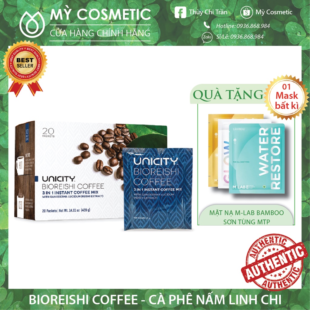 Bios Reishi Coffee - Cafe Nấm Linh Chi (NEW) - Unicity