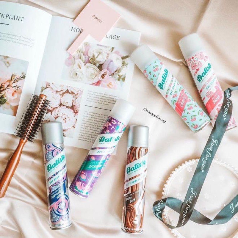 Dầu Gội Khô Batiste Dry Shampoo 200ml Hết Ngứa, Hết Bết Dính Tóc Bồng Bềnh Tức Thì
