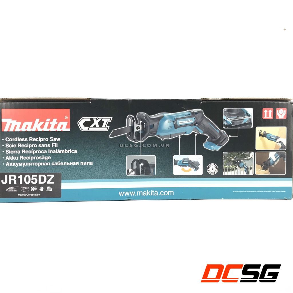 Máy cưa kiếm dùng pin 12Vmax Makita JR105DZ (không pin sạc)