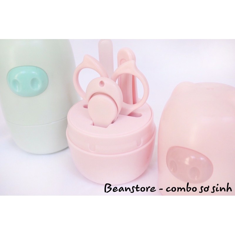 Bộ bấm móng hình heo cho bé yêu