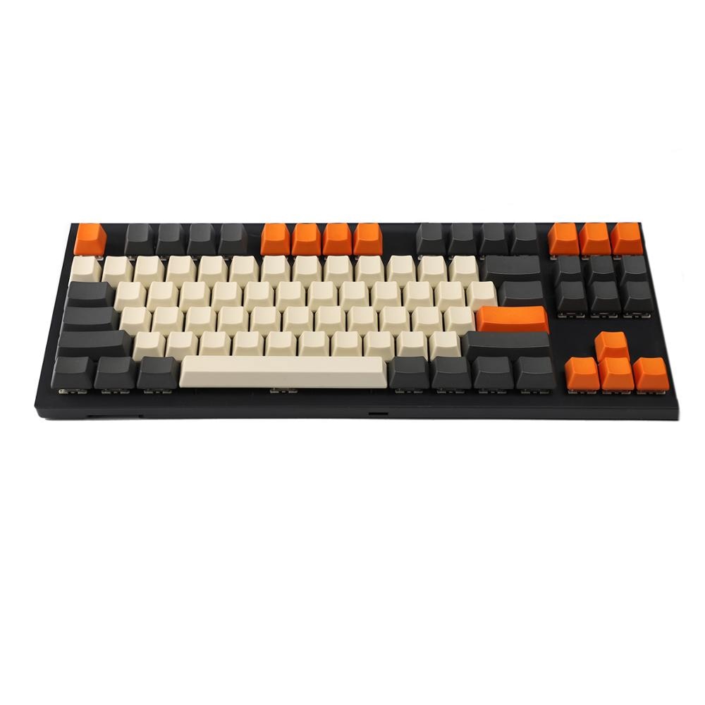 Nút Bấm YMDK OEM Bằng Sợi Carbon | Phím In Trên Cùng Rỗng Dày PBT | Ansi ISO 61 87 104 | Bàn Phím Cơ MX DIY