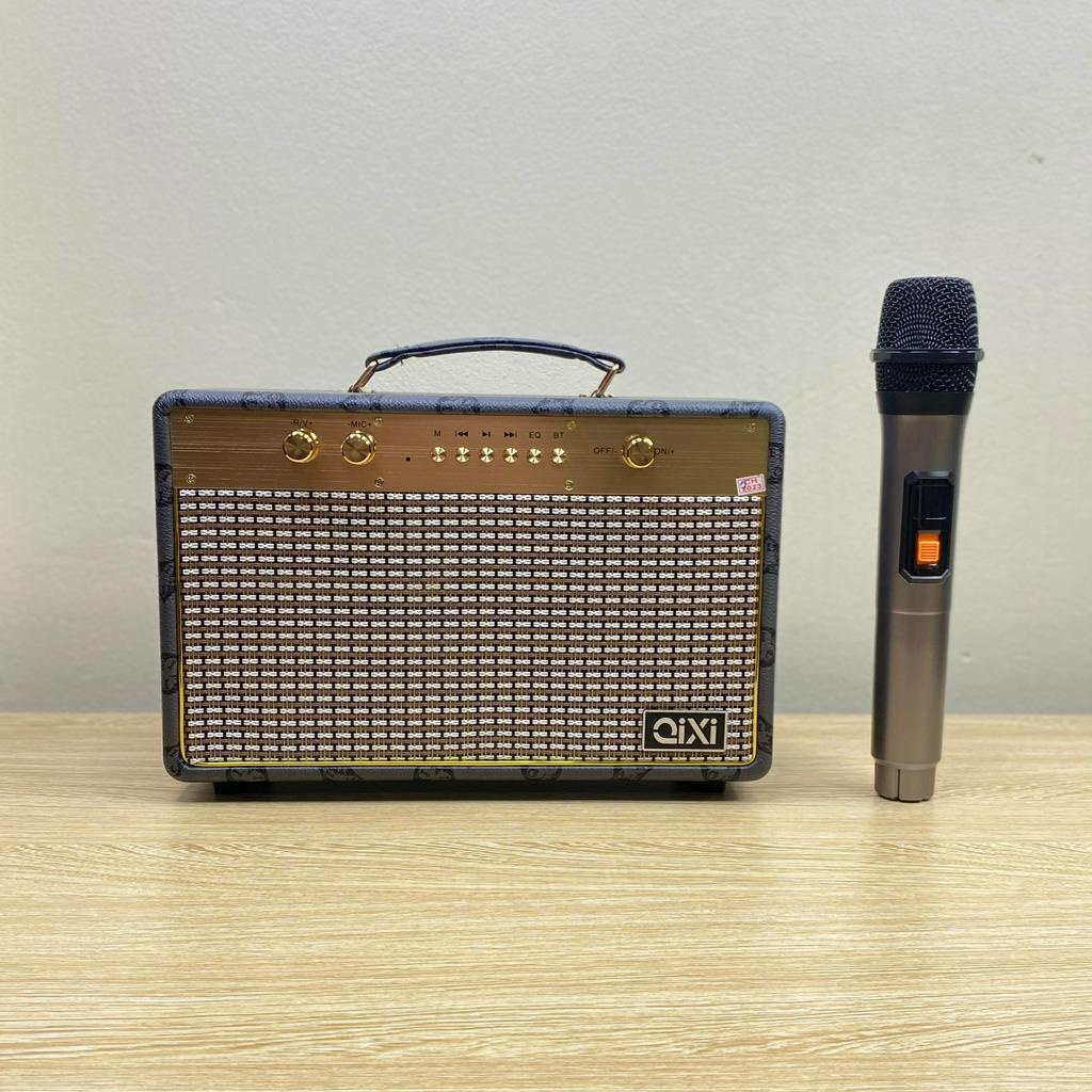 Loa Bluetooth Qixi SK-2030 Kèm 1 Micro Không Dây