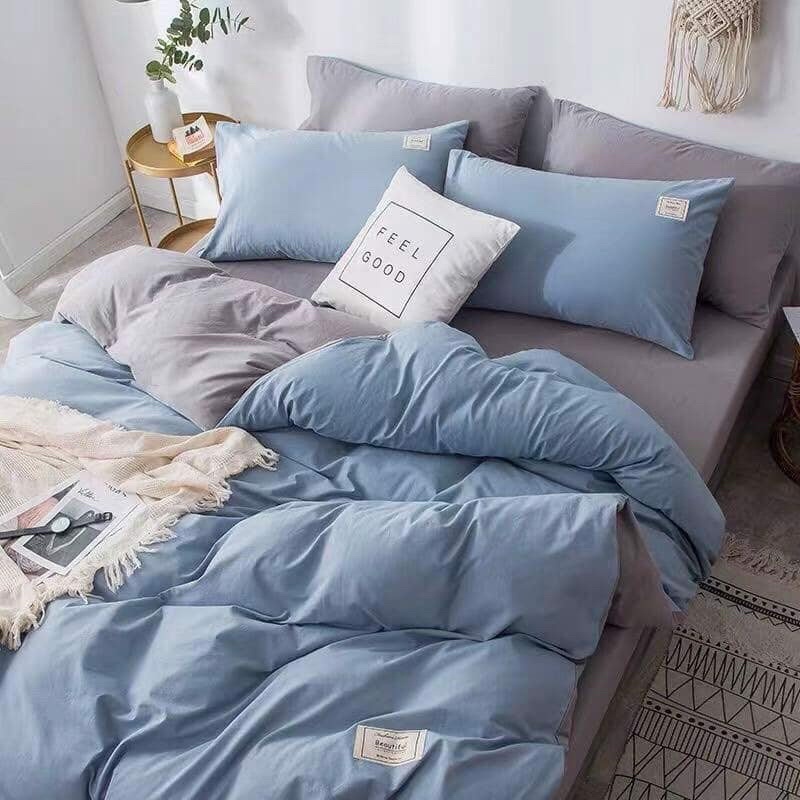 Set chăn ga gối cho đệm lò xo cao 25cm cotton TiCi mềm mịn mát siêu rẻ đẹp