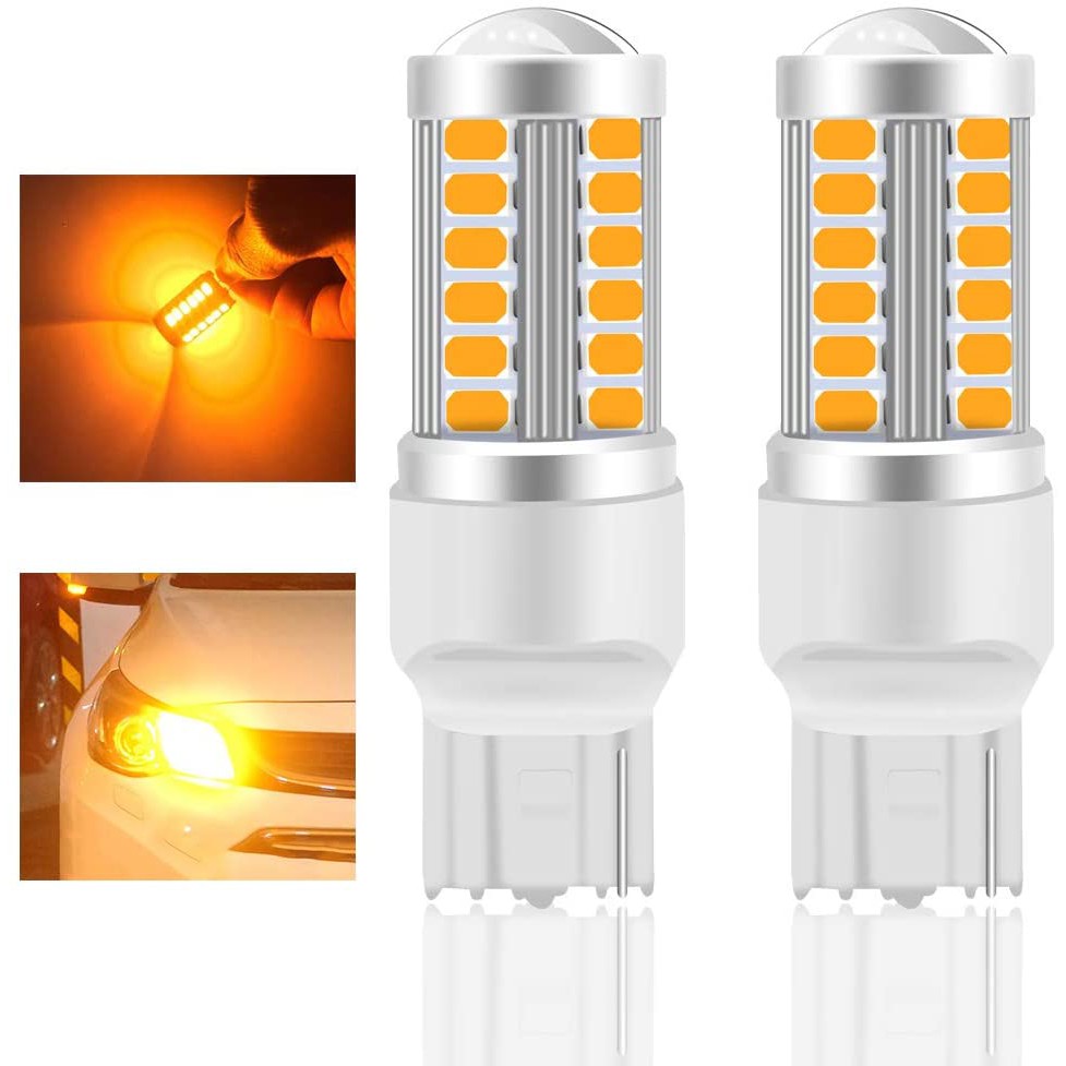 Đèn Led 7440 Dạng Cầu Lồi Dùng Thay Thế Đèn Hậu, Đèn Lùi, Xi Nhan, Báo Rẽ Ô Tô, Xe Máy 33 Mắt Chip 5630