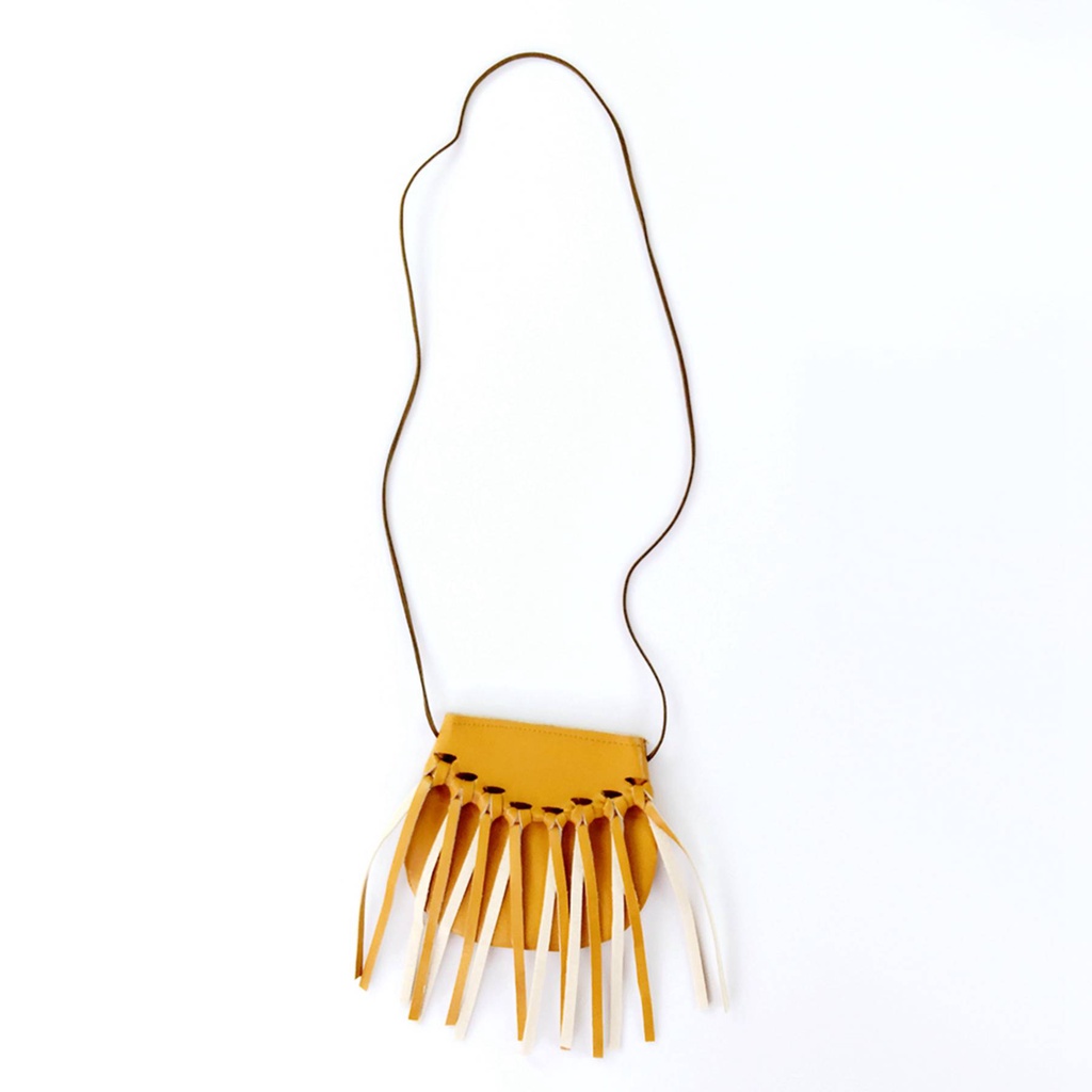 Sanlutoz Túi Xách Đeo Chéo Phối Tua Rua Thời Trang Thanh Lịch Cho Bé Gái