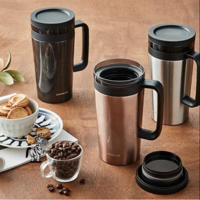 [LOCK&LOCK CHÍNH HÃNG] ✅ LY GIỮ NHIỆT PHA CAFE COFEE FILTER MUG 580ML LHC4197