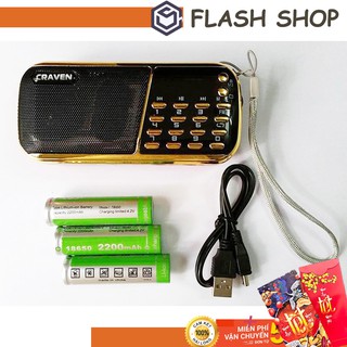 [GIÁ SỐC] Loa thẻ nhớ Craven CR 853/836S có 2 khe cắm thẻ nhớ - USB - ĐÀI FM -  phát kinh phật đài FM