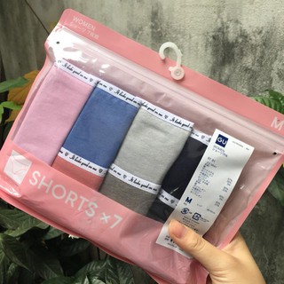 Set 7 quần chip GU 100% Chất Cotton - Nhật Bản Mẫu Mới