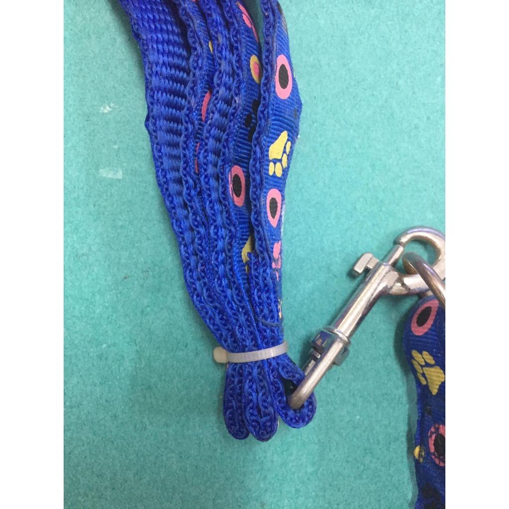 Dây dắt thú cưng chó mèo 1,5cm kèm vòng cổ THANH LÝ