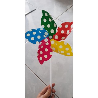 10 chong chóng cầm tay 5 cánh hoa văn