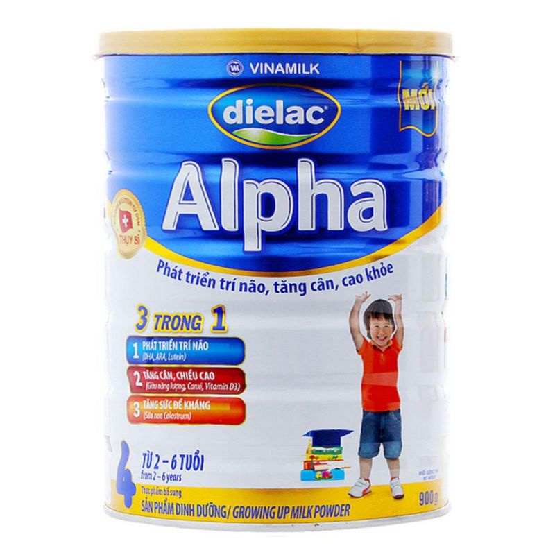 Sữa bột Dielac Alpha Số 3, 4 giúp tăng cân, tăng chiều cao cho bé
